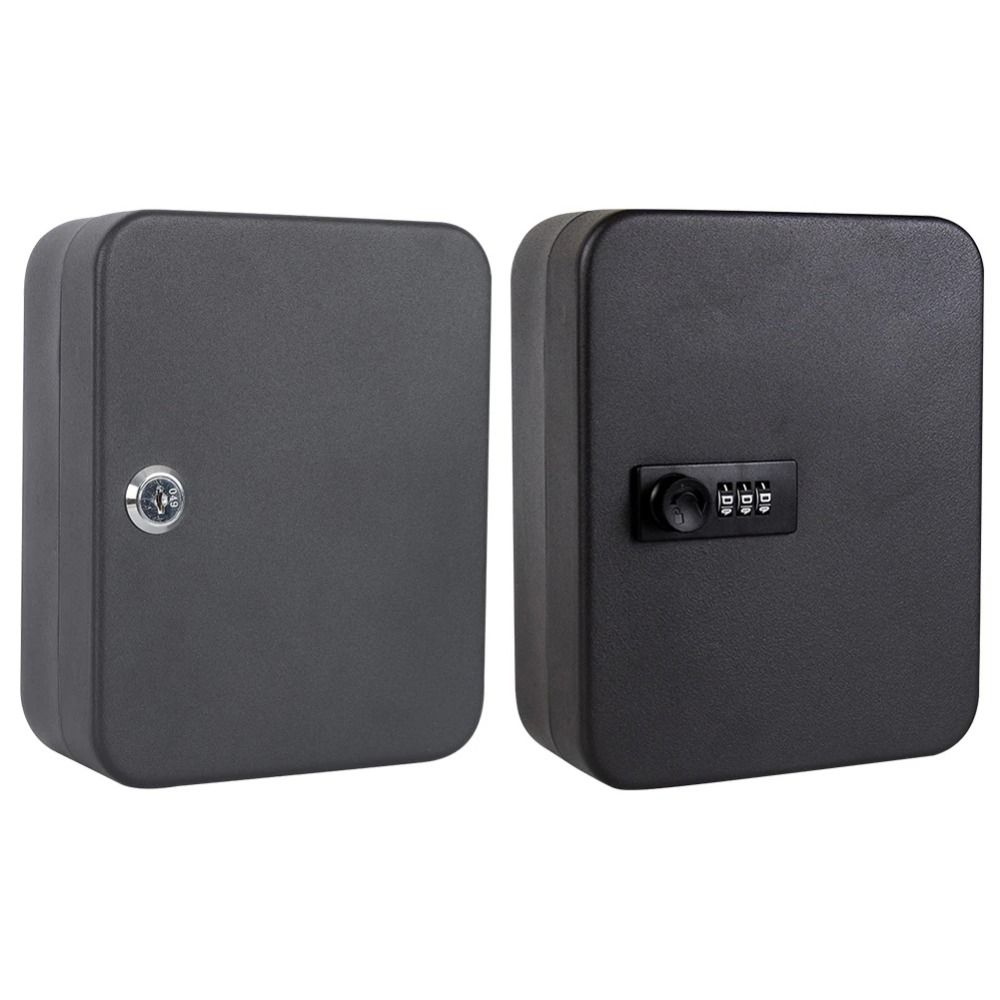 Key/Code Lock Combination Key Cabinet 20 Key Hooks Security Key Holder  Key Management