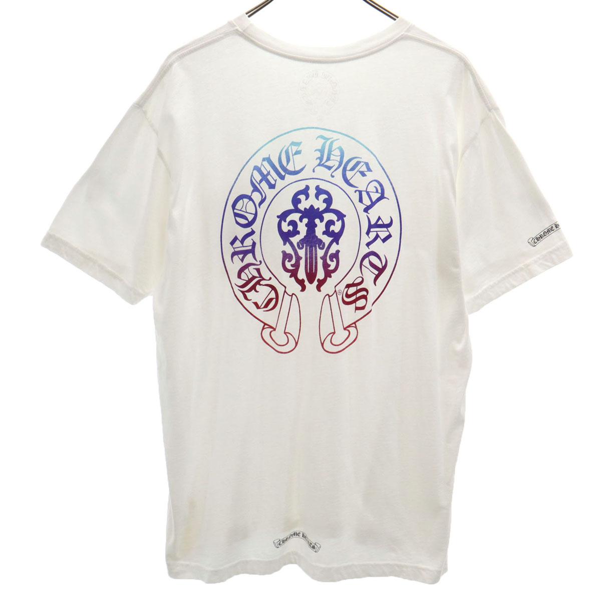 

CHROME HEARTS Made in USA Back logo Short sleeve T-shirt XL white Men s Used