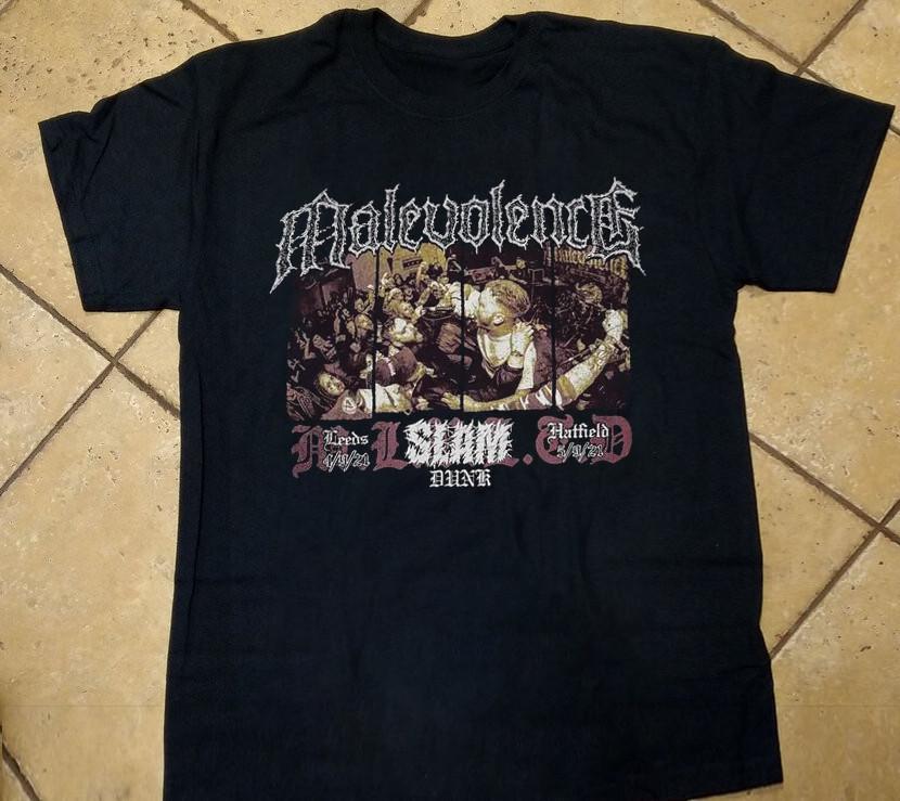 Malevolence Band Graphic Tour Unisex Tee Shirt S-5XL TS227 M