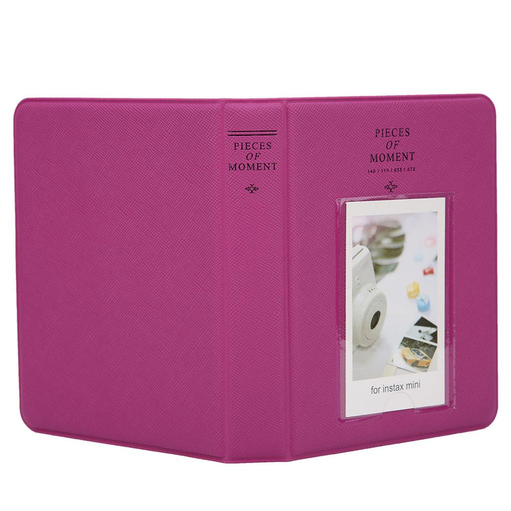 Fotoalbum Einsteckhülle Notiz Foto Hält 64 3-Zoll-Bilder Erinnerungsgeschenk für 9 Celsius 8 Celsius 8+(Trauben Violett )