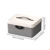 Lockable Storage Box Combination Lock Organizer Portable Bin with Carry Handle and