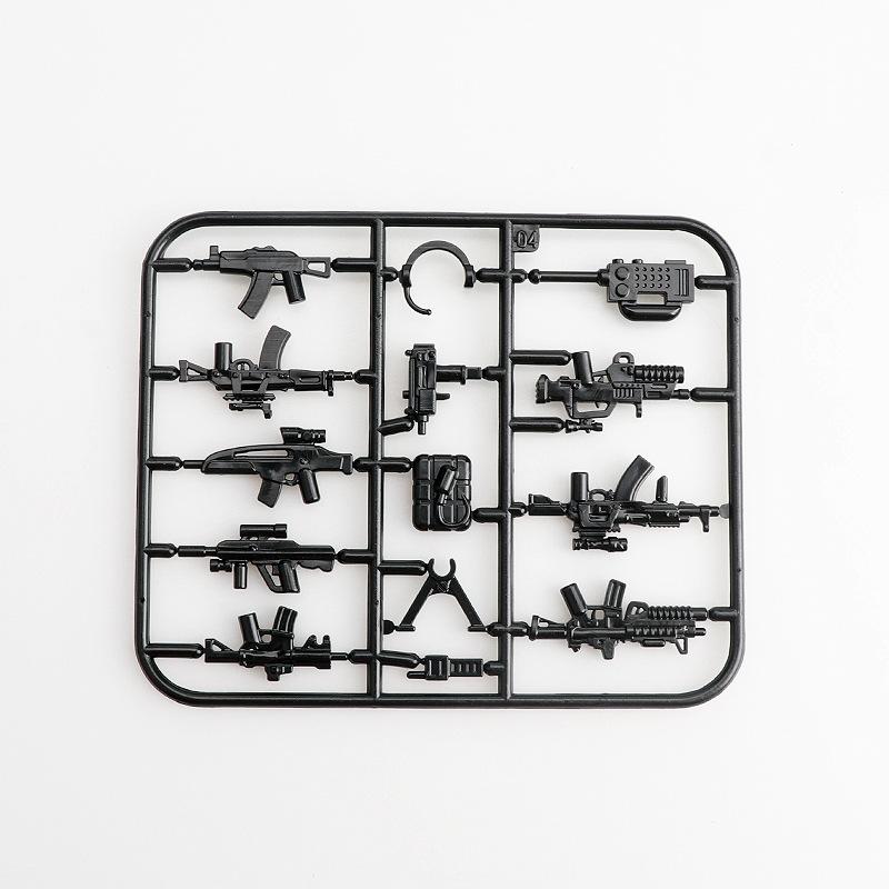 

Собранный строительный блок солдат миниатюрные аксессуары оружие гаубица ракетная установка зенитное орудие военная игрушка