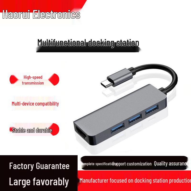 USB-C Docking Station & HDMI Adapter for Laptops and Phones