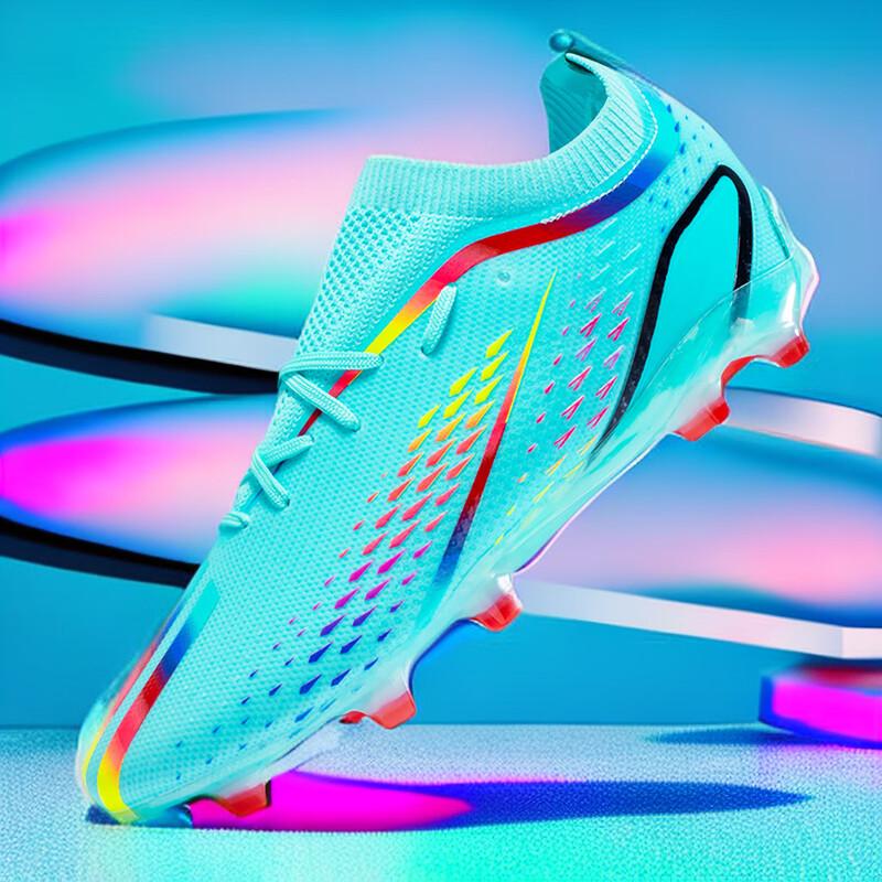 POZONG Unisex Youth Firm Ground Soccer Training Cleats