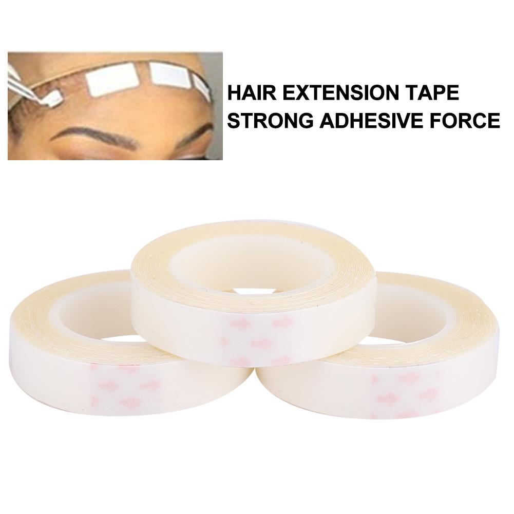 3pcs 300cm X 1cm Hair Extension Adhesive Long Lasting  Double Sided Wig Tape