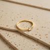 Bague minimaliste et épurée, bague polyvalente, tendance et élégante, à porter empiler