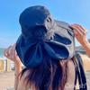 UV Protection Wide with Chin Compact Black [Celvish] Women's Hat, Brim, Strap, Foldable, Lightweight,
