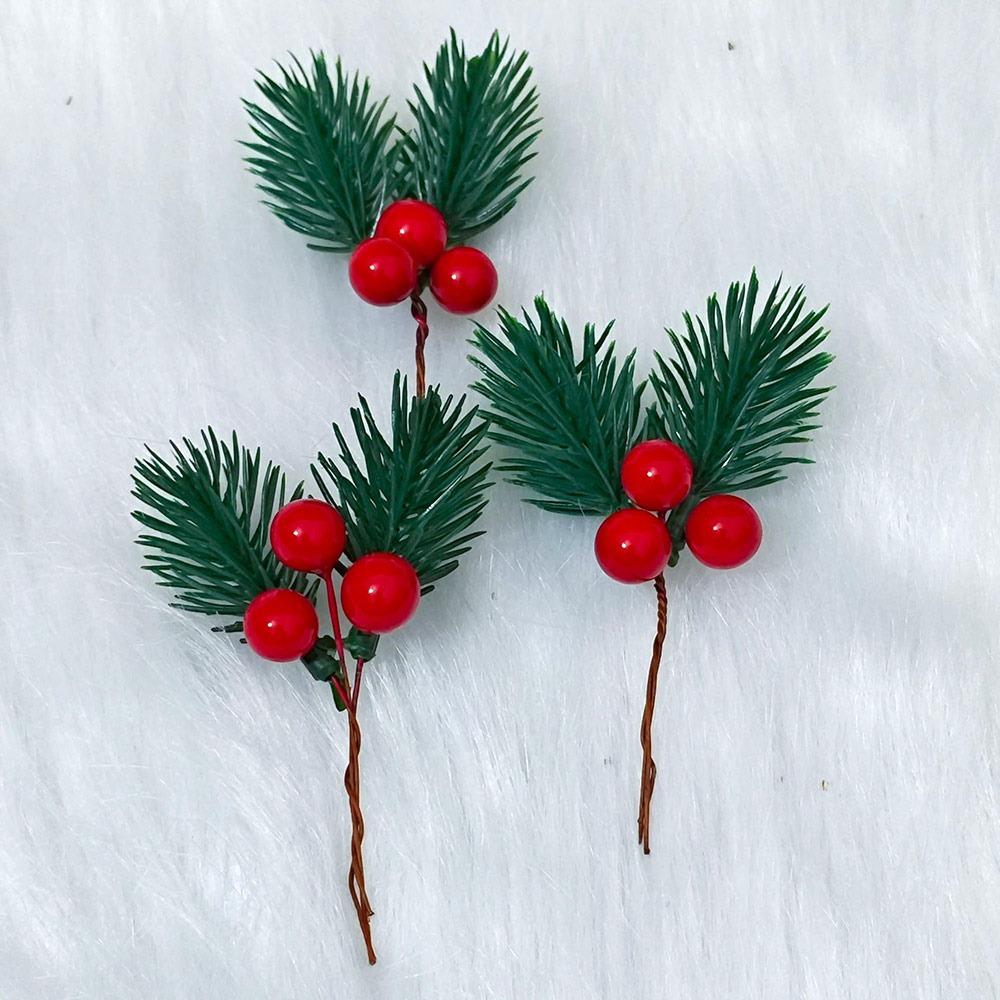 10PCS DIY Christmas Ornament Pine Cone Xmas Gift Box Decor Christmas Pine Cone  Party Supplies