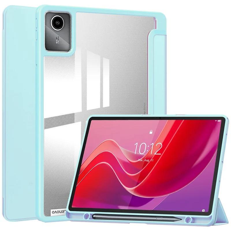 Avec Étui Porte-Stylo pour Xiaoxin Pad 11 Coque Arrière Rigide Transparente en PC pour Tab M11 Idea Tab 11 Pouces Tab M11 11 inch