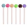 3 Adet Renkli Jel Kalemler 0.5mm Ince Nokta Yazma Akıcı Bir Şekilde Ultralight Lolipop Mürekkep Kalemler Okul Malzemeleri