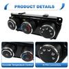Air Conditioner Heater Control Unit, Replaces 55111167, 55111168, P55111168, 55111168AF, Compatible with Jeep Wrangler 2011-2013, 16 Pins, 1 pc (A)