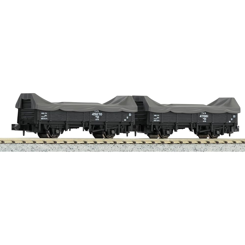 KATO N Gauge Tiger 45000 with Cargo, 2-Car Pack, 8027-1 Model Train