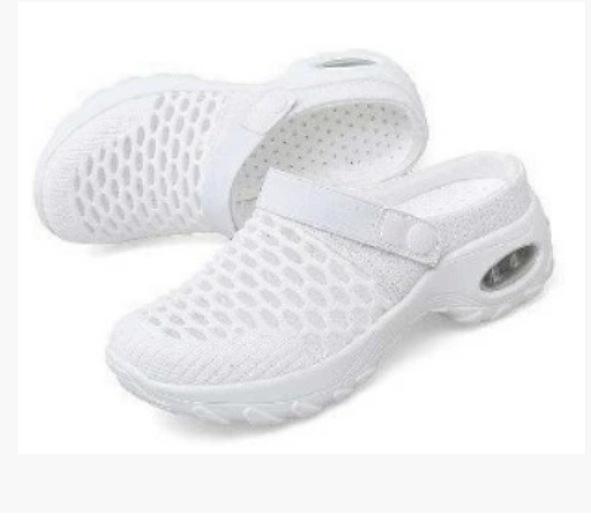 Summer Mesh Half Slippers Without Heel Bag Head Lazy Casual Shoes Large Size