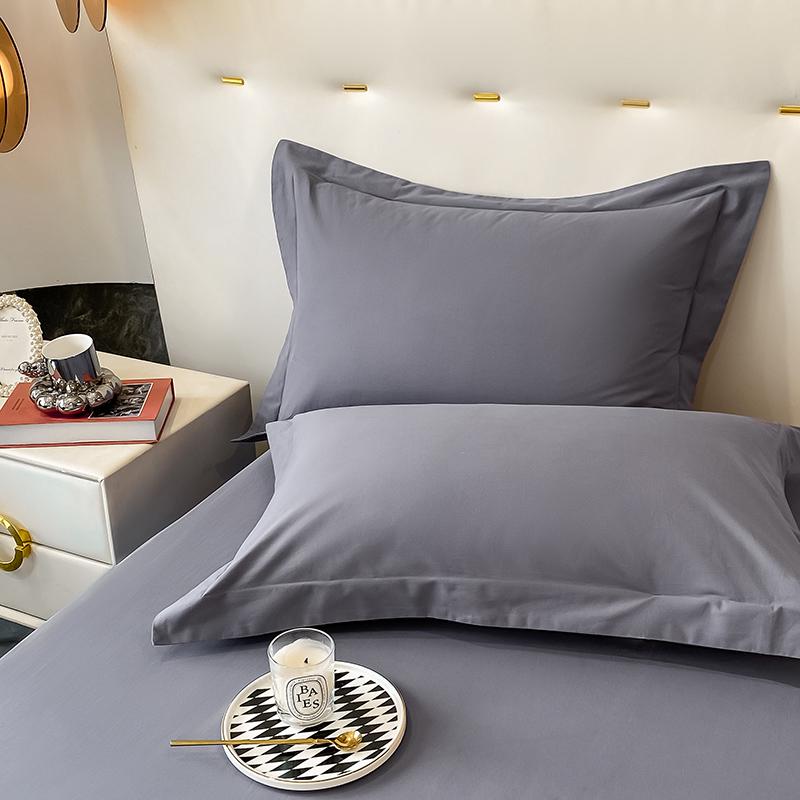 2025 Pure Cotton Brushed Pillowcase Pair, Washable 48x74cm, Home Pillow Cover