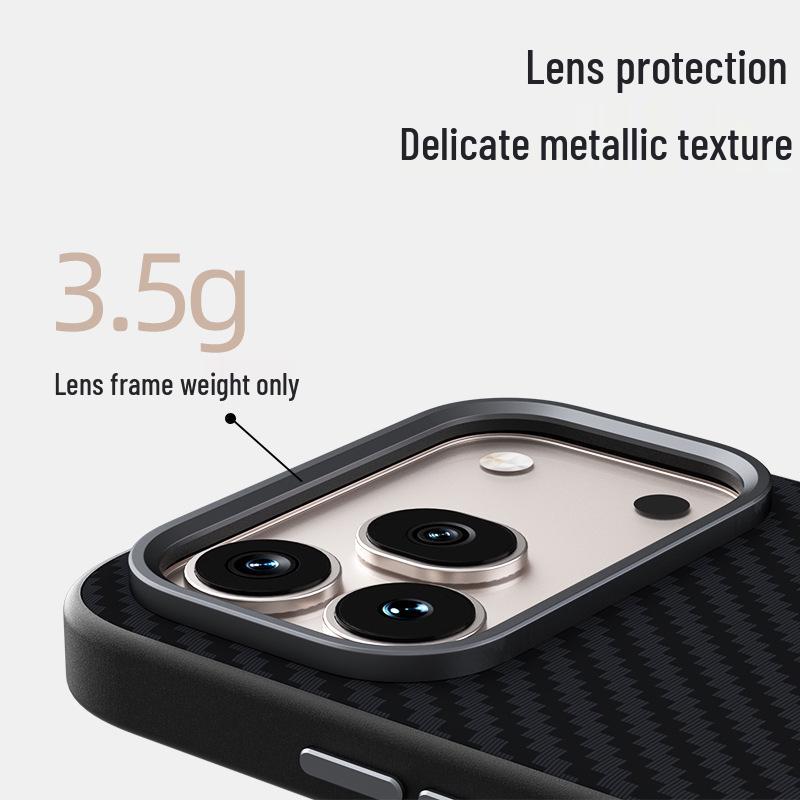 Honor 600Pro Carbon Fiber Texture Soft Phone Case: Magnetic Wireless Charging & Anti-Fall Protection