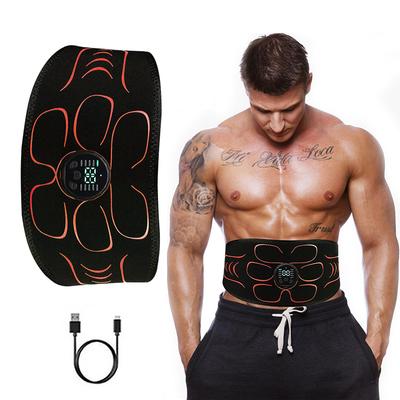 Langlebiger Und Sicherer Abs-Stimulator Ems Bauchmuskeltrainer Körper Taille Schlankheitsgürtel Gewichtsverlust Muskeltrainer Fitnessgeräte Usb Wiederaufladbar