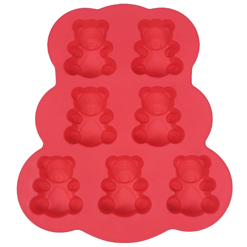 1 Stück Sieben Bären Geformte Kuchenform Silikon Fondantform Schokoladenformen Kuchen Dekoration Werkzeuge Gebäck Backwerkzeug