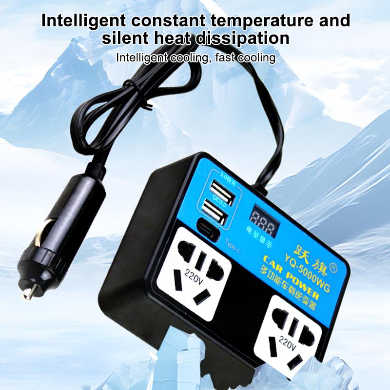 Dc 12V 24V Converter Car Inverter Car Charging Wear-Resistant Material Easy Installation Fast Charging Usb