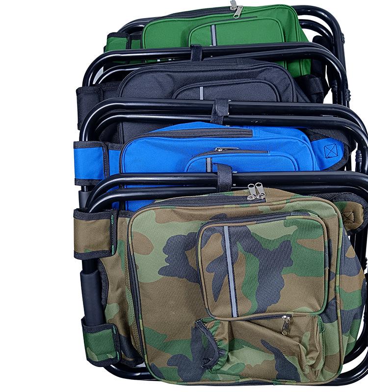 Portable Multifunctional Folding Stool: Outdoor, Beach & Fishing Chair with Insulated Backpack