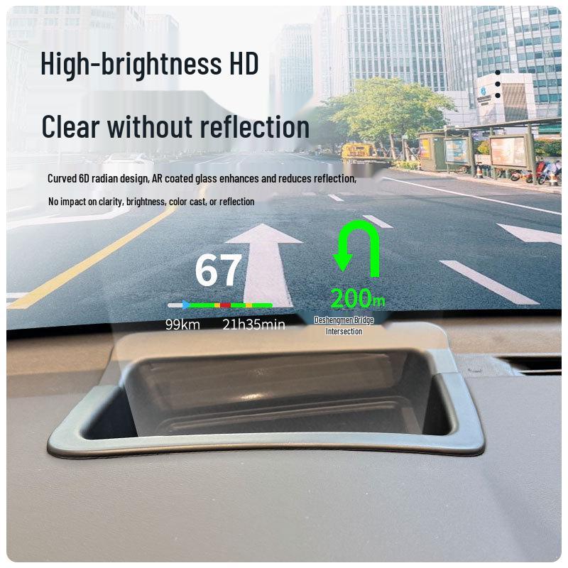 Tank 400 HUD Head-Up Display Anti-Glare 6D Curved Dustproof Cover (2023-2025)