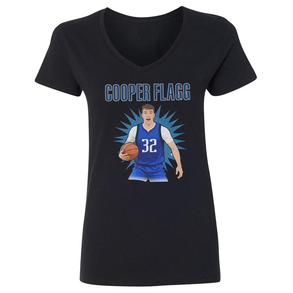 Flagg 32 Inspired Bball Tribute - Dallas Fans Ladies  V-Neck Tshirt Unisex T-Shirt XL