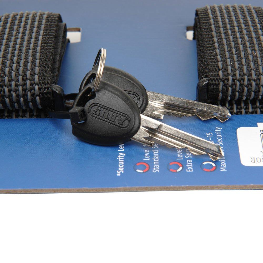 ABUS Trusted Bicycle Blade Lock for Road Theft Compensation Black BORDO Japanese (Abus) German-Made Lock, Folding, Lightweight, Rust-Resistant, Bikes,