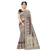 Yashika Women's Trendy Banarasi Kanjivaram Brown Color Art Silk Saree with Blouse Material (MALIYA BROWN)
