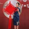 Red Fu Character Chinese Knot Pendant - New Chinese Style Living Room and Entrance Decoration