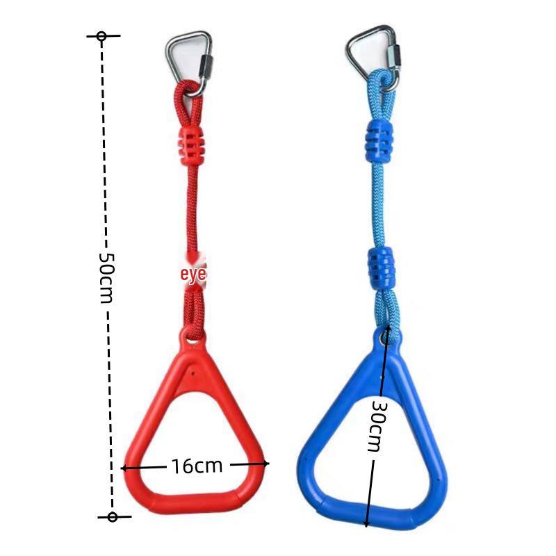 Kids' Indoor/Outdoor Pull-Up Bar with Rope Ladder & Rings for Sensory Training