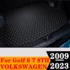 Sinjayer Car AUTO Covoraș pentru portbagaj ALL Weather Coadă Portbagajul Covor Covor Cargo Liner Cap potrivit pentru Volkswagen Golf 6 7 8th
