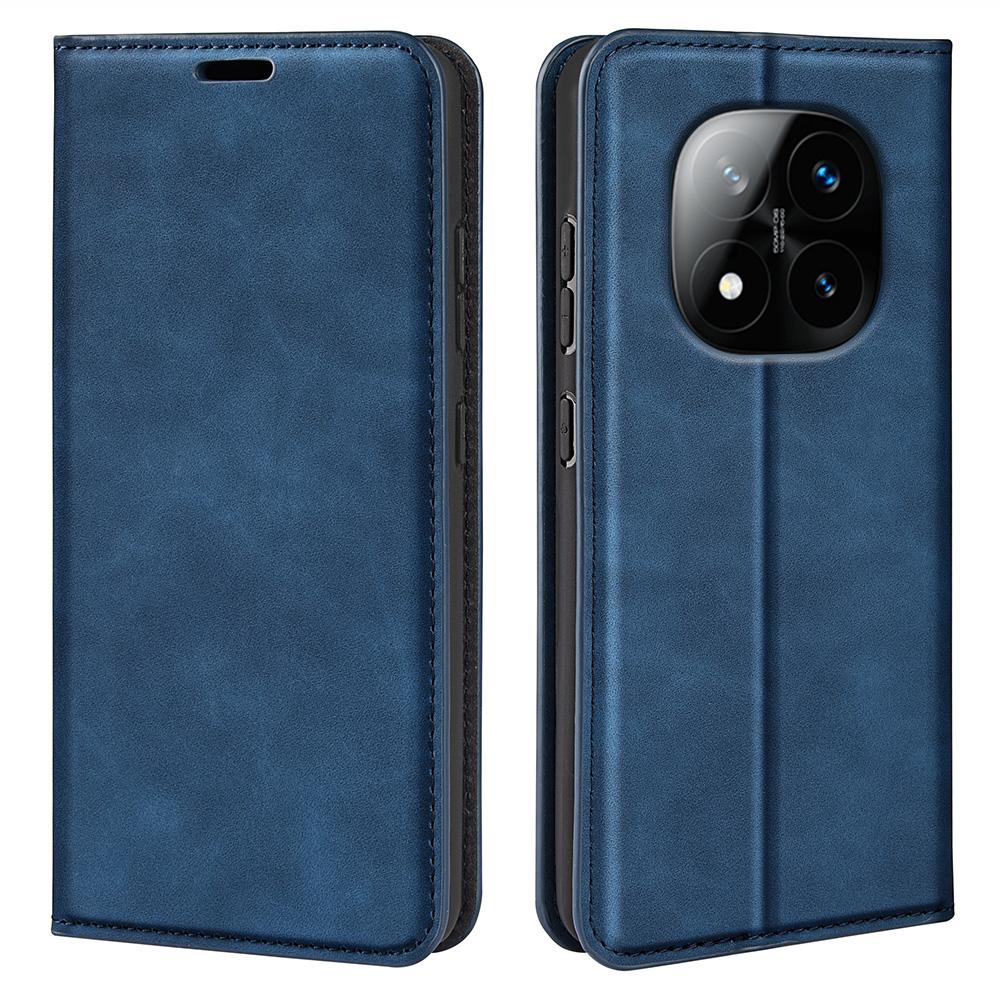 For Xiaomi Redmi Note 14 Pro+ 5G Case Skin-Touch Leather Wallet Phone Cover