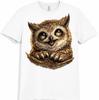 Owl T Shirt Cute Baby Owl Graphic Tee Adorable Bird Lover Casual Animal Top