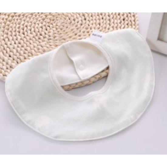 Cotton Muslin Baby Drool Bibs Soft Breathable Bandana Newborn Neck Bib Soft Cartoon Print Toddler Feeding Bibs for  Boy Girl