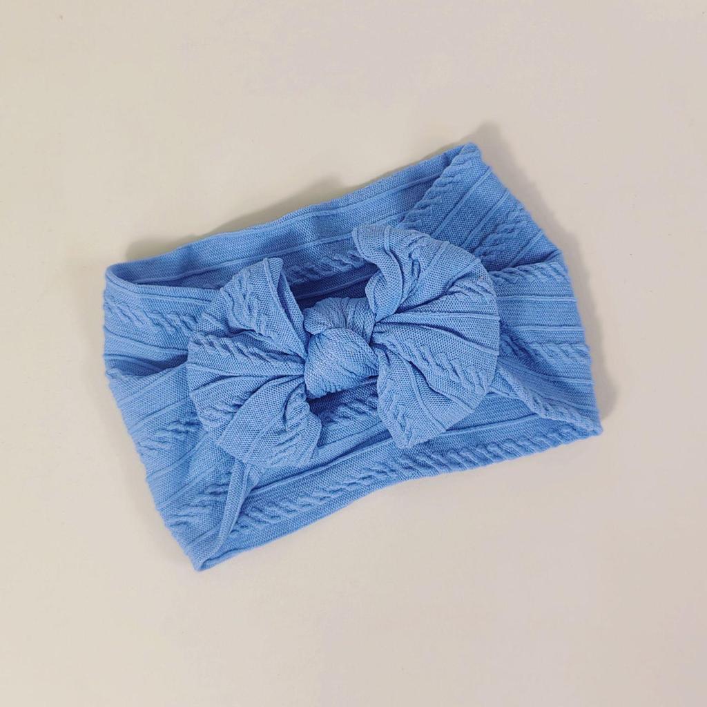 European & American Elastic Nylon Bow Baby Headband Hair Accessories