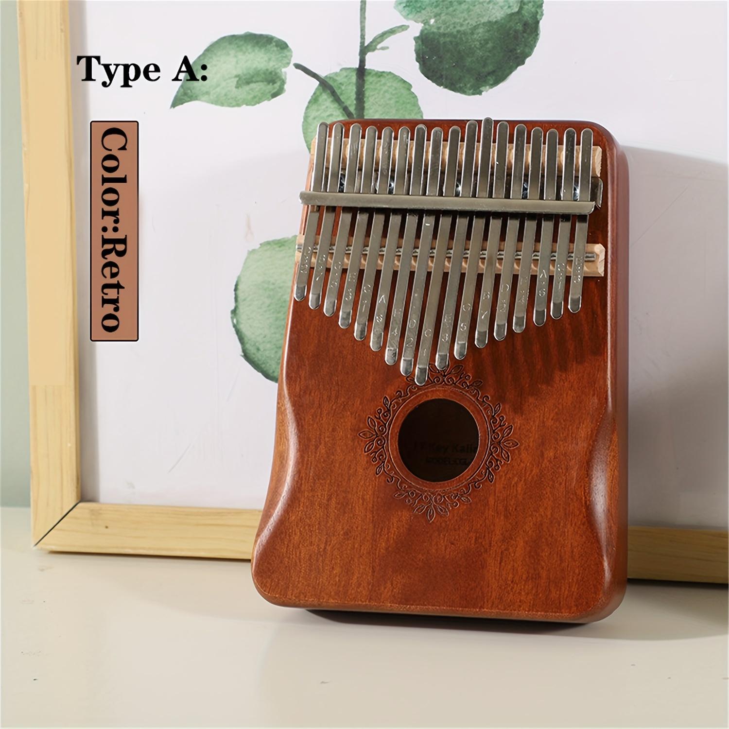 

Начальный комплект пианино Kalimba Thumb с 17 клавишами — деревянный корпус и прочные зубцы из нержавеющей стали, в комплект входит молоточек для настройки и понятные инструкции Type A