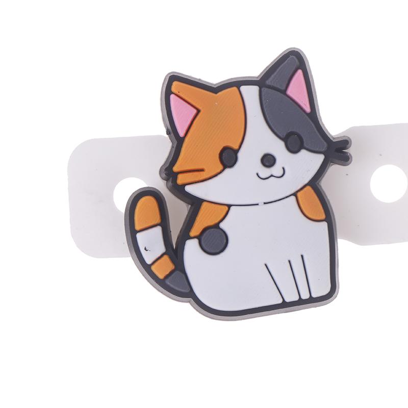 1/6Pcs Cute Cartoon Various Cat Tennis Racket Damper Silicone Shock Absorber To Reduce Tenis Racquet Vibration Dampeners