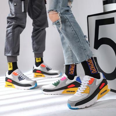 Adidași de cuplu Femei Bărbați Pernă de aer Ușori Respirabili Plasă Pantofi de alergare Pantofi sport casual de modă
