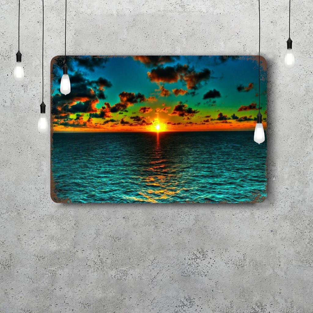 Ocean Decor Vintage Metal Signs Tin Signs Captain Poster Decor for Bar Pub Club Man Cave Wall Decoration