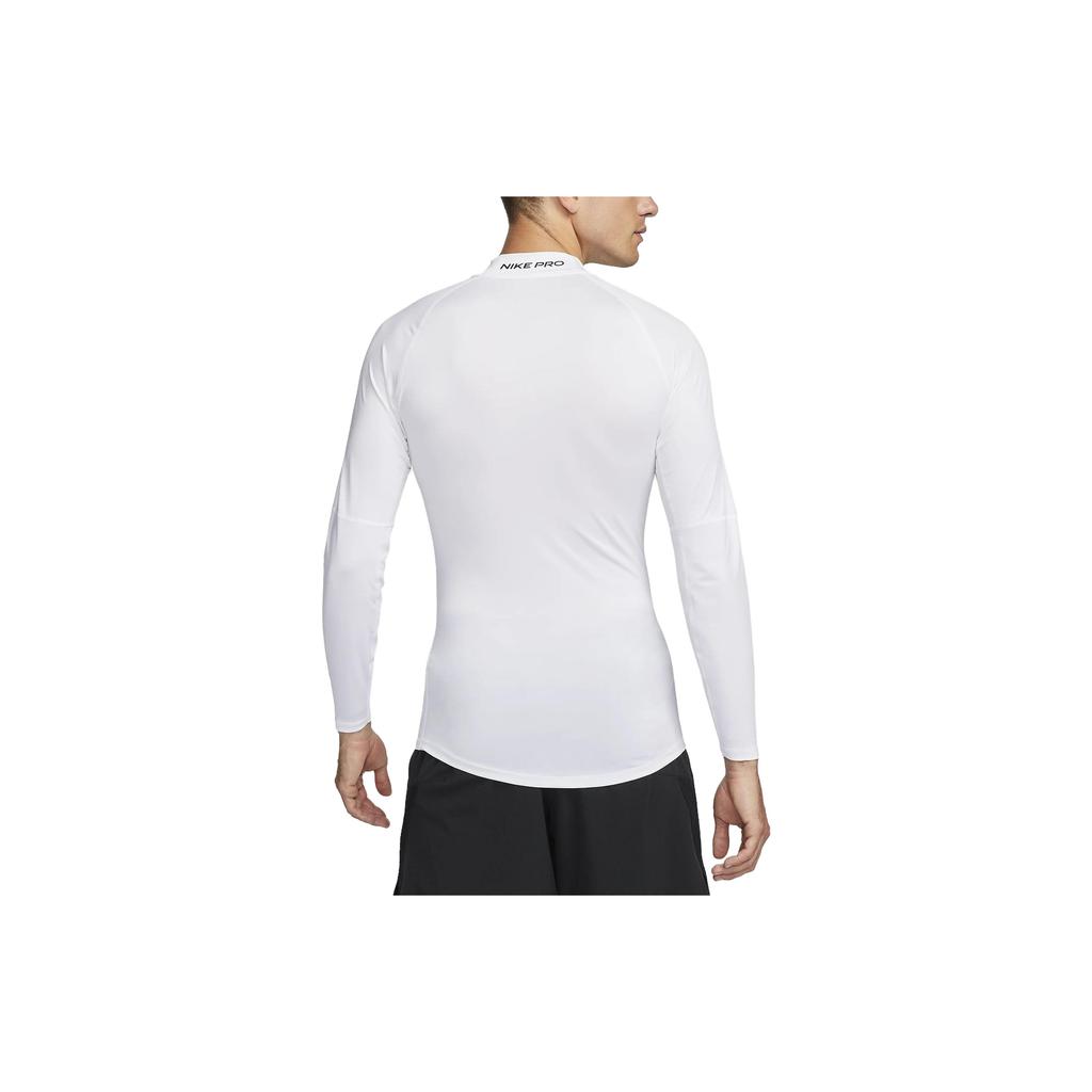 New Nike Pro Men's Dri FIT Fitness Mock Neck Long Sleeve Top FB7908-100
