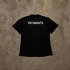 Authentic Vetements Staff Tee Black M Unisex T-Shirt