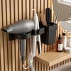 Plastic Wall Mount Hair Dryer Holder Detachable Cup Blow Dryer Wall Holder  Shower