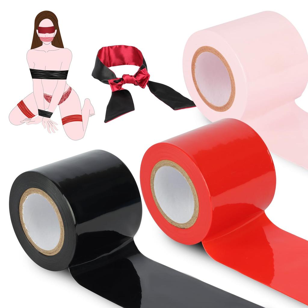 Suitable for BDSM game adult sex toy bundling tape, reusable for bundling PVC sex toys, suitable for couples