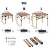 Outdoor Camping Aluminum Roll Table Foldable Compact Lightweight Load Capacity 80kg Heat Resistant Matte Comes with Storage Bag [iClimb] Table/Desk