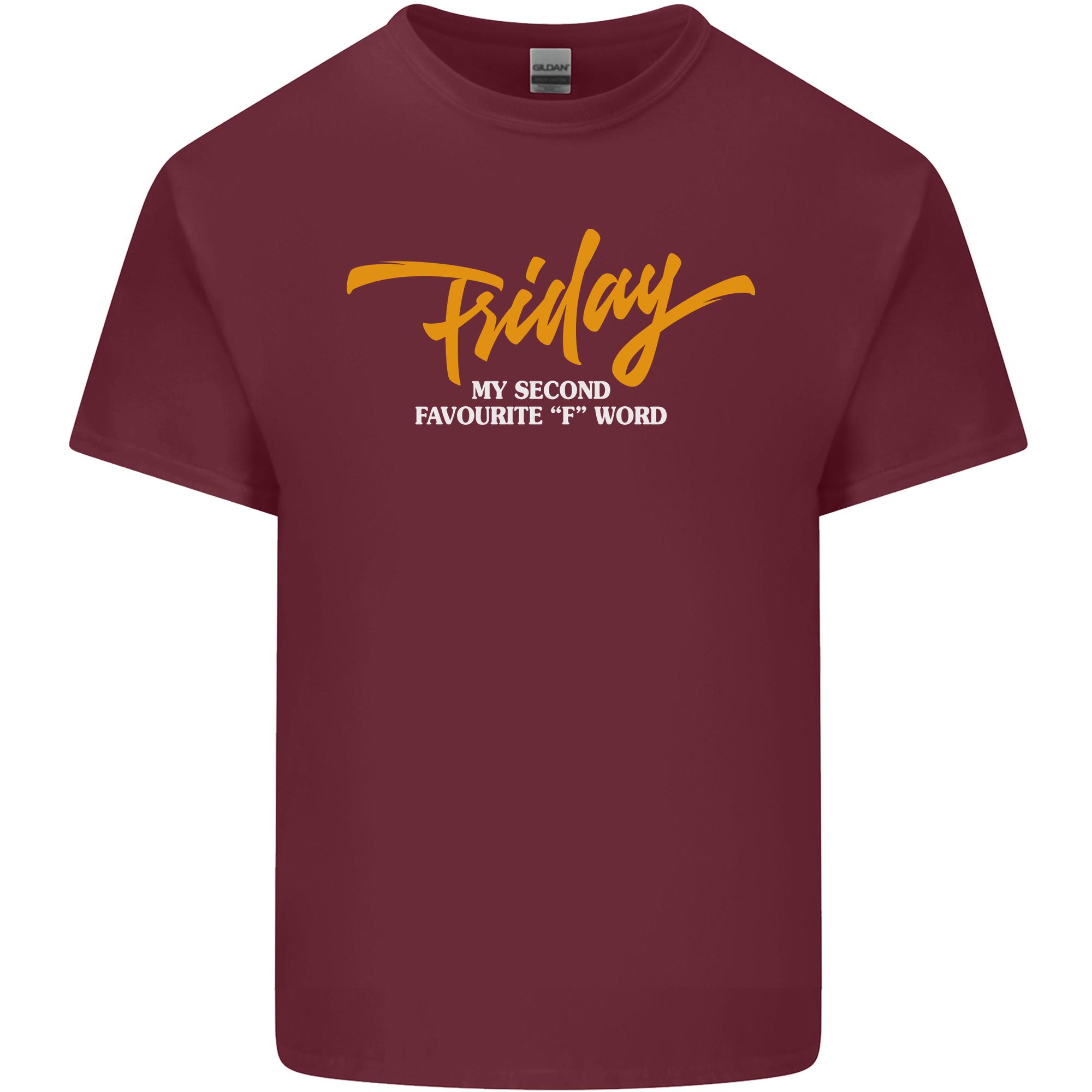 Friday My Second Favourite F Word Unisexs Light Cotton TShirt S
