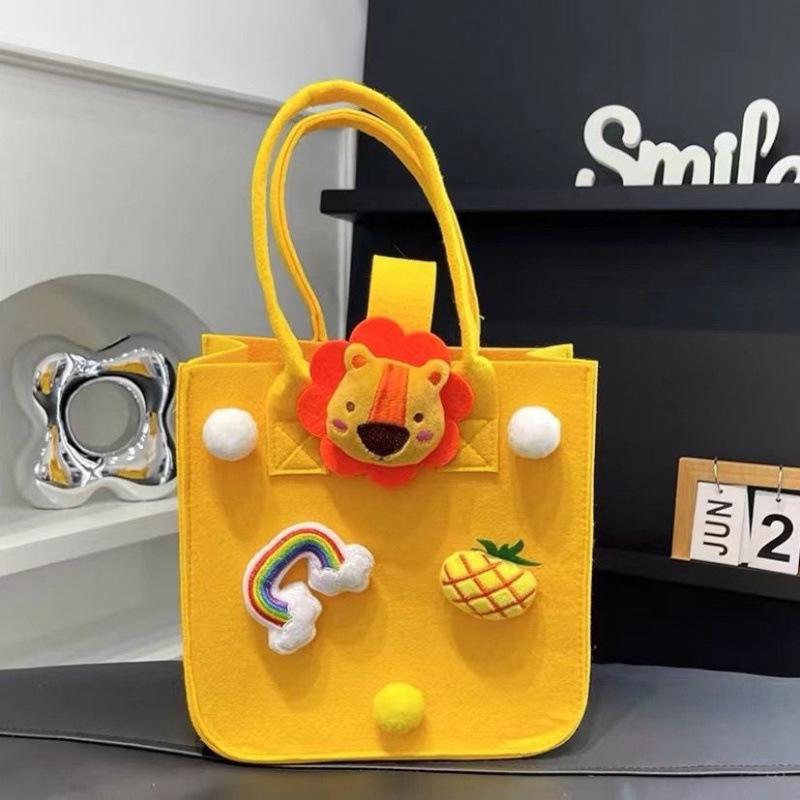 Cute Cartoon Handbag: Perfect Gift & Convenient Shopping Tote for Moms