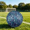 1pc Winter Snowflakes Size 5 Soccer Ball Professional Match Training Football Indoor &Outdoor Sports Ball Lightweight Durable M6511