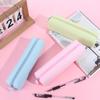 Large Capacity Pen Bag with Zipper Cosmetics Storage Bag Portable Pencil Case  Stationery