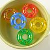 5 Pezzi Cerchio Galleggiante Mini Estivo Giocattolo Bambino Bambini Bambola Galleggiante Divertente Anello Galleggiante Piscina Galleggiante Gomma Galleggiante Vasca da Bagno Piscina Giocattolo Gonfiabile