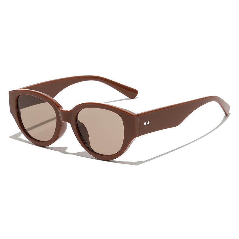 Unique Cat-Eye Sunglasses Retro Oval Sunglasses