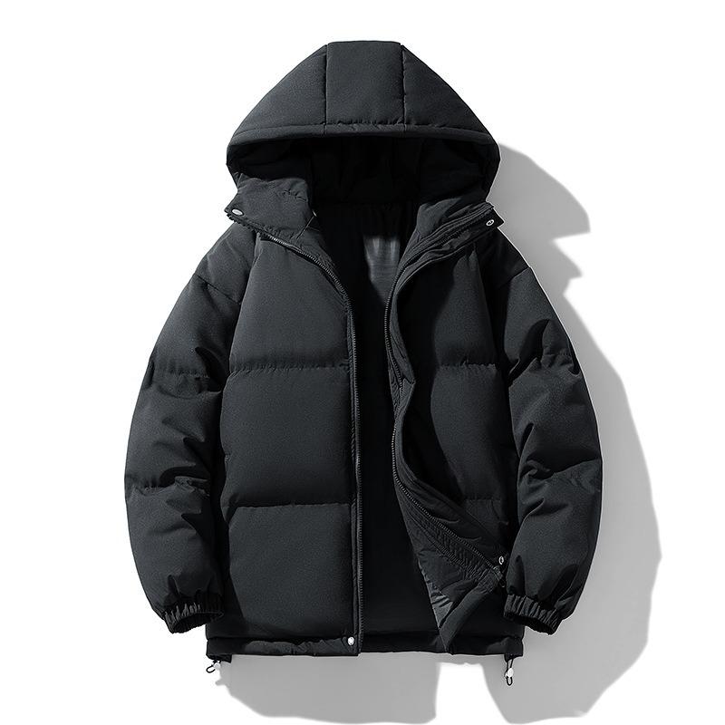 M-8XL plus size men's and women's winter loose hooded thickened bread jacket cotton jacket trendy cotton jacket